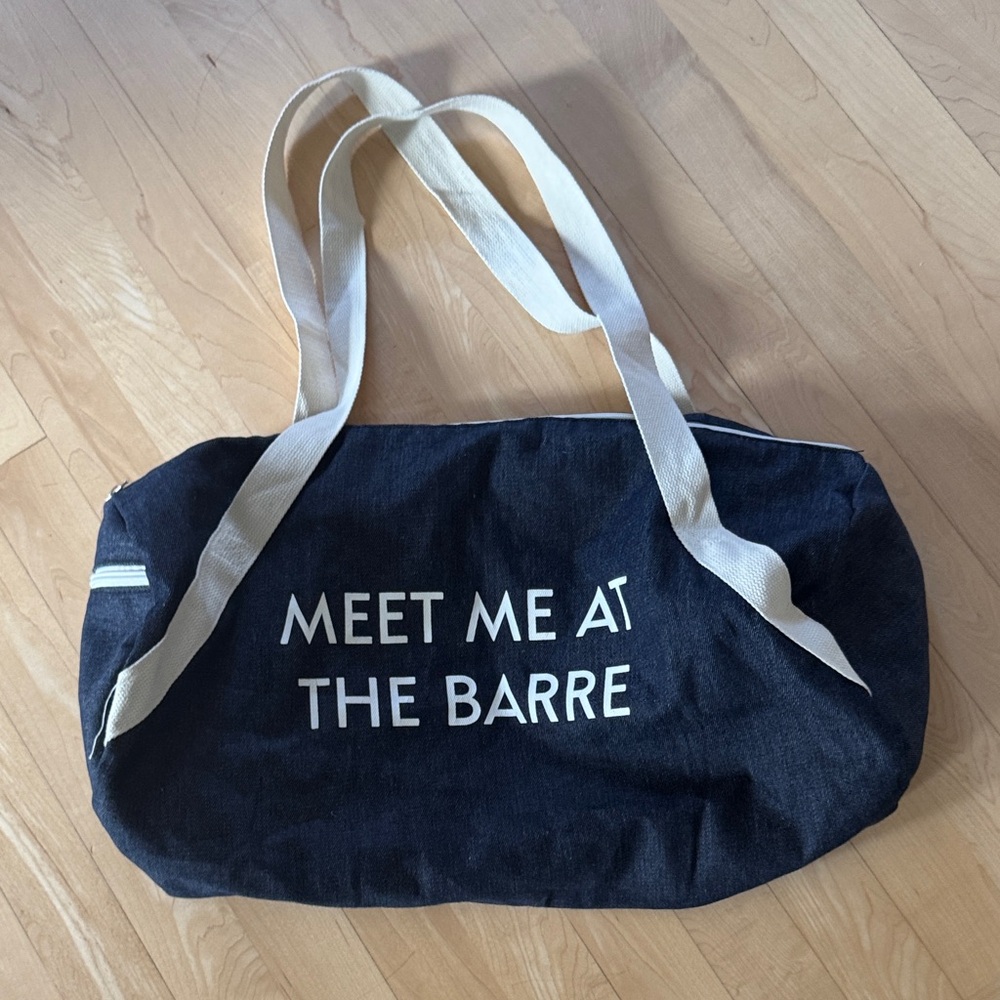 Tote Bag with White Straps